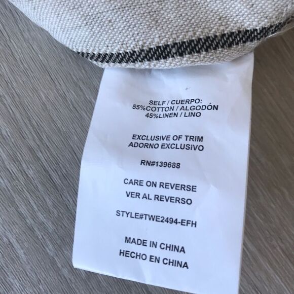 Loft Cotton Polkadot Mini V-Neck Shiftdress size 0 - Picture 6 of 6